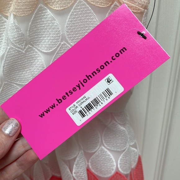 Betsey Johnson ombré teardrop dress, NWT, size 4 - Picture 3 of 4